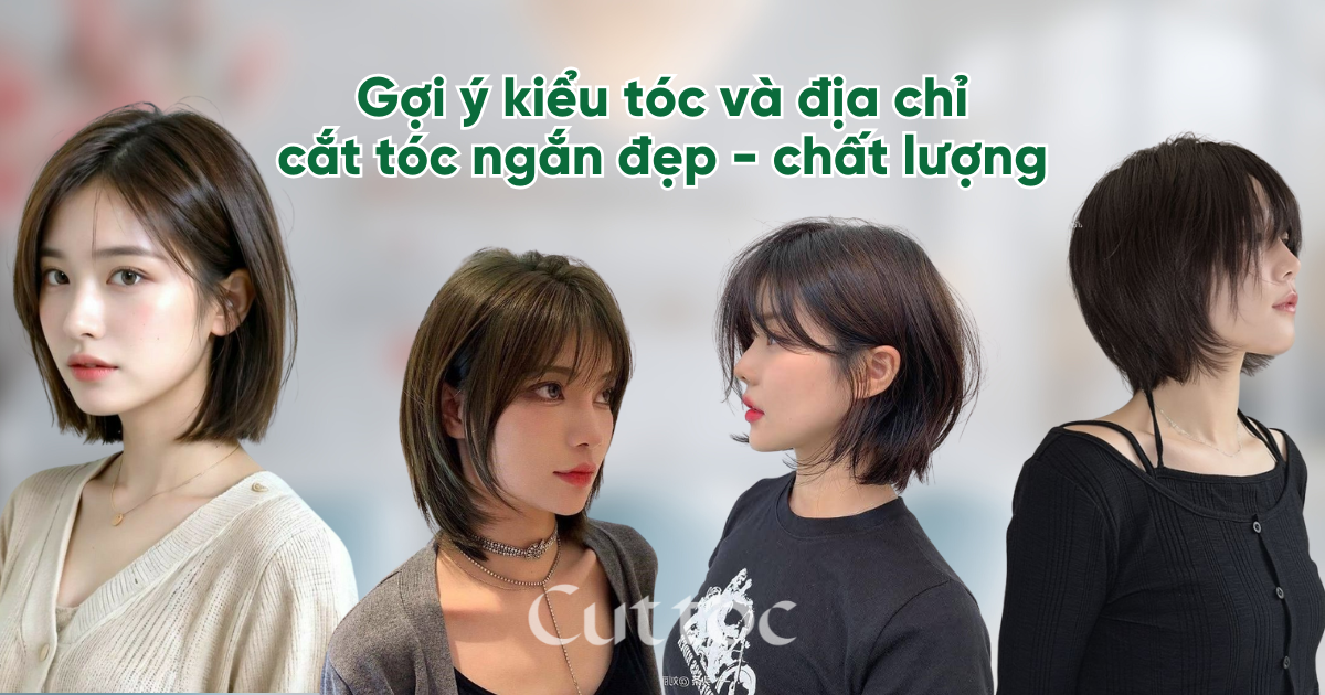 Tóc nữ ngắn hợp xu hướng - Địa chỉ cắt tóc nữ HCM đẹp và chất lượng